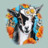 Daisy Goat With Background Premium Sweatshirt | Teevron
