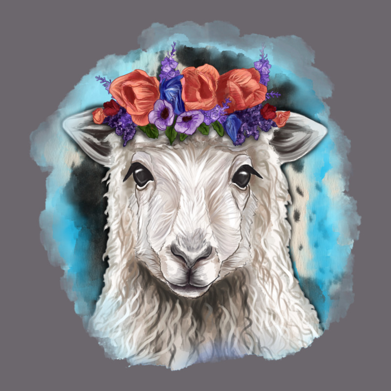 Sunflower Sheep With Background Premium Sweatshirt by RanaPortraitStore | Teevron