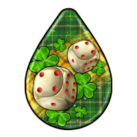 st.patrick's teardrop earrings | Teevron