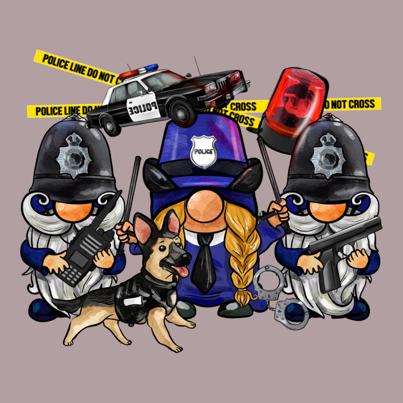 Police Gnome Vintage Hoodie by BarkalooDesign | Teevron