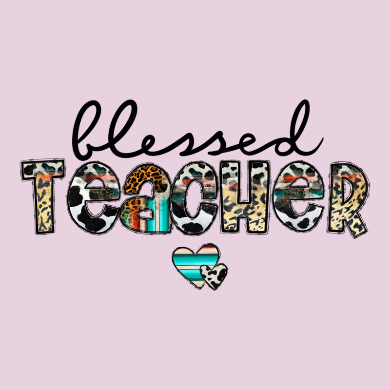 Blessed Teacher Ladies Tee by CowhideDigitalArt | Teevron