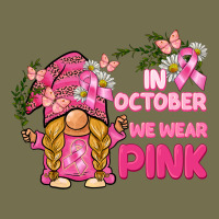 In October We Wear Pink Gnome Vintage Hoodie | Teevron