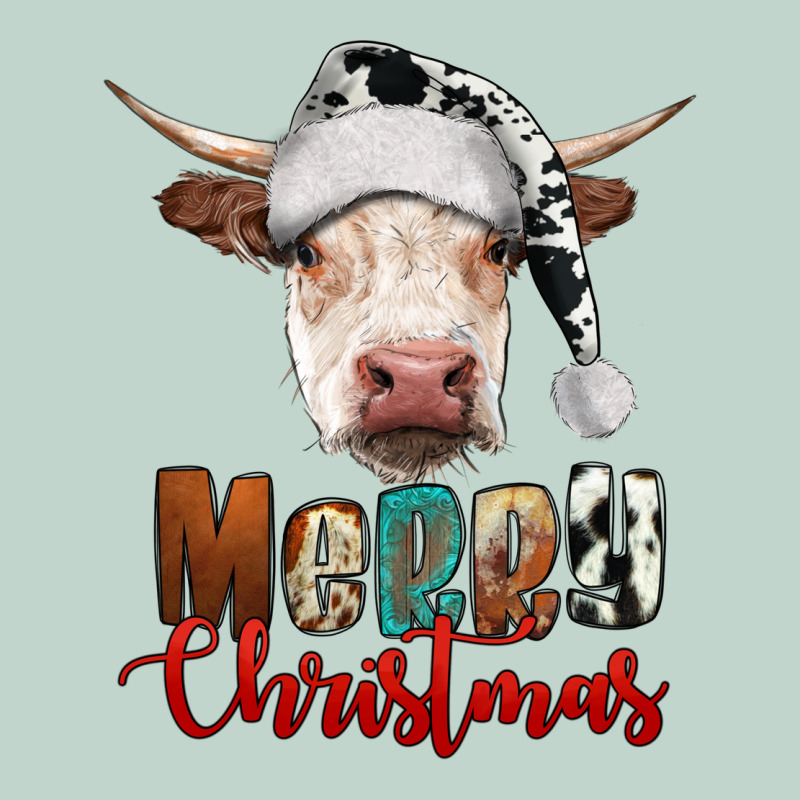 Merry Christmas Hereford Cow Zipper Hoodie by RanaPortraitStore | Teevron