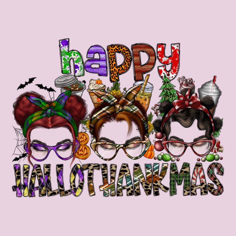Happy Hallothanksmas Ladies Tee by SublimationCraftShop | Teevron