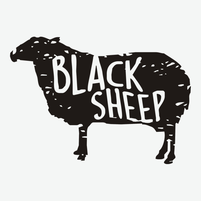 Black Sheep Silhouette Urban Heavy Tee by artisFamous | Teevron