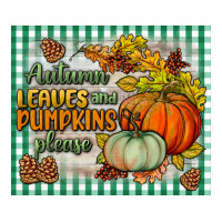 Autumn Leaves And Pumpkins Please Mouse Pad Premium Tee | Teevron