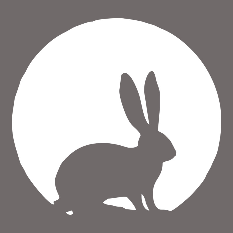 Bunny And Full Moon Funny Urban Heavy Tee by artisFamous | Teevron