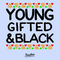 Young Gifted And Black African American Men Urban Heavy Tee | Teevron