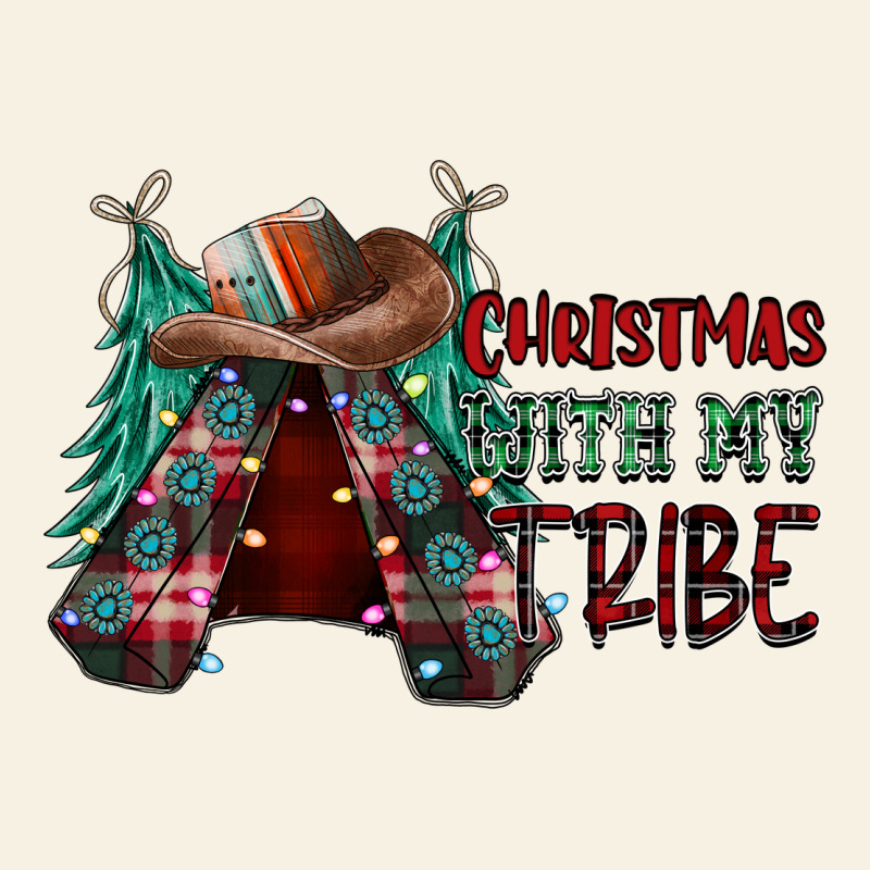 Christmas With Tribe Vintage Tee by CowhideDigitalArt | Teevron