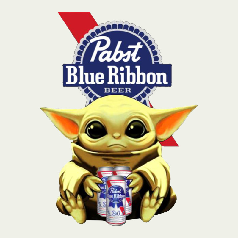 Baby Yoda Hugs Pabst Blue Ribbon Beer Urban Heavy Tee by artisFamous | Teevron