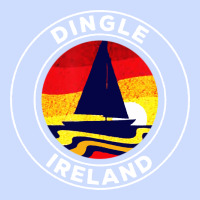 Dingle Ireland Vintage Sailboat 70s Retro Sunset Urban Heavy Tee | Teevron