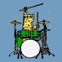 Drummer Cat Music Lover Musician Playing The Drums Urban Heavy Tee | Teevron