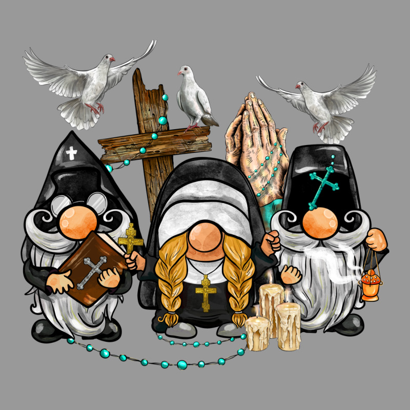 Pastor Nun Religious Gnome Vintage Hoodie by BarkalooDesign | Teevron