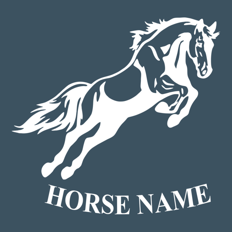 Personalised Horse Printed Equestrian Riding Cob Jumping Rider Horse Urban Heavy Tee by artisFamous | Teevron