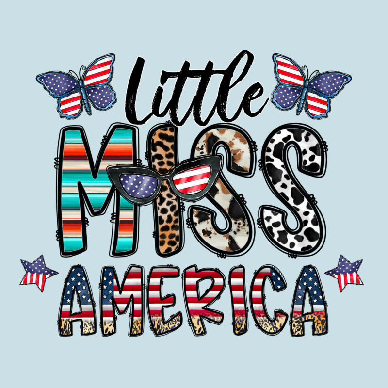 Little Miss America Ladies Tee by CowhideDigitalArt | Teevron
