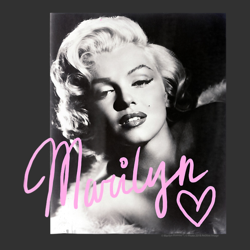 Monroe Black And White Pink Handwriting T Shirt Urban Heavy Tee by artisFamous | Teevron