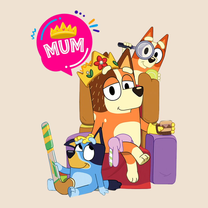 Bluey Mom Dad Funny Queen For Family Lover T Shirt Urban Heavy Tee by artisFamous | Teevron