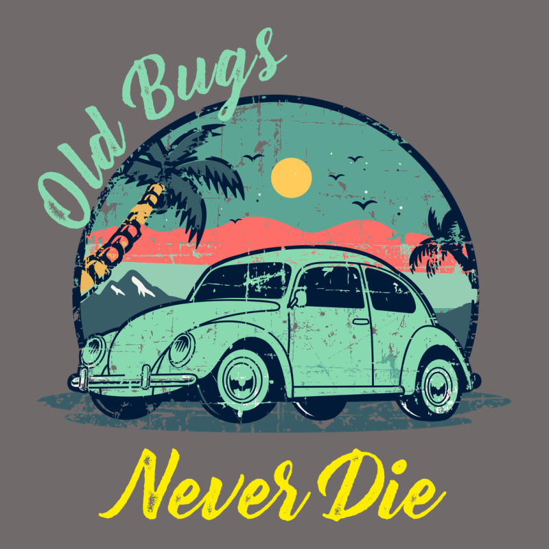 Vintage Funny Beetle Bug Distressed Classic Cars Old Bugs Never Die Urban Heavy Tee by artisFamous | Teevron