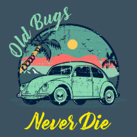 Vintage Funny Beetle Bug Distressed Classic Cars Old Bugs Never Die Urban Heavy Tee | Teevron