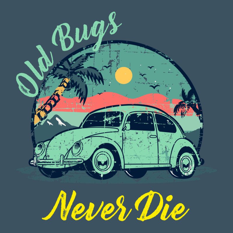 Vintage Funny Beetle Bug Distressed Classic Cars Old Bugs Never Die Urban Heavy Tee by artisFamous | Teevron