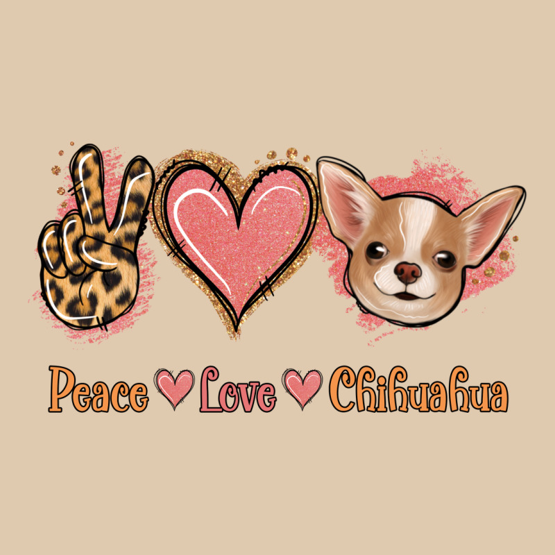 Peace Love Chihuahua Classic Tee by Jasminsmagicworld | Teevron