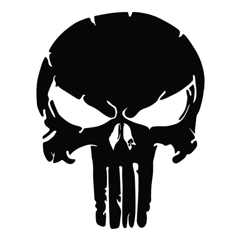 The Punisher Skull Black Urban Heavy Tee by artisFamous | Teevron