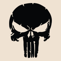 The Punisher Skull Black Urban Heavy Tee | Teevron