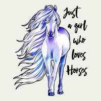 Just A Girl Who Loves Horses Urban Heavy Tee | Teevron