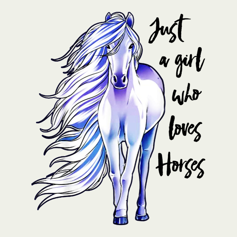 Just A Girl Who Loves Horses Urban Heavy Tee by artisFamous | Teevron