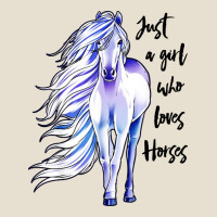Just A Girl Who Loves Horses Urban Heavy Tee | Teevron