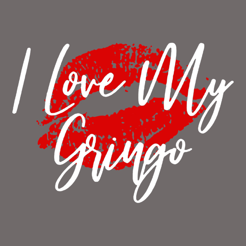 Kiss Lips I Love My Gringo Wife Girlfriend Premium Urban Heavy Tee by artisFamous | Teevron