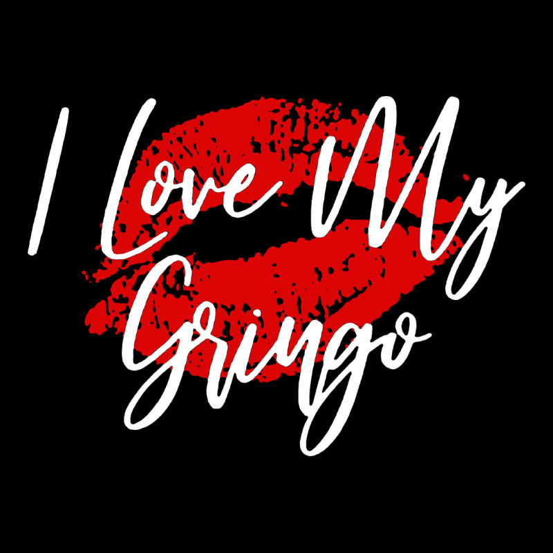 Kiss Lips I Love My Gringo Wife Girlfriend Premium Urban Heavy Tee by artisFamous | Teevron