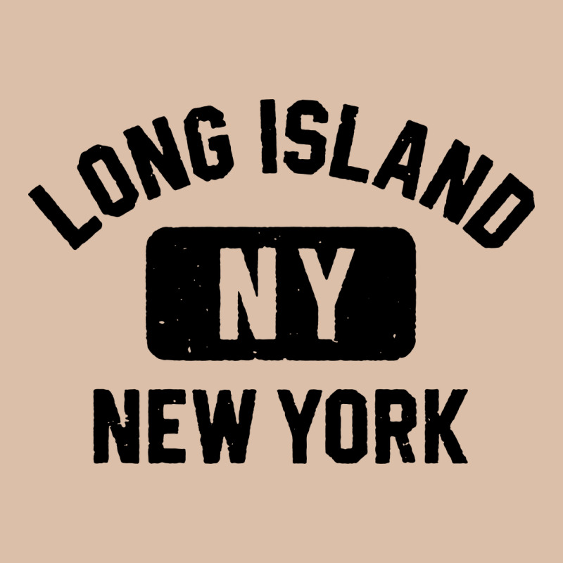 Long Island Ny Gym Style Distressed Amber Print Urban Heavy Tee by artisFamous | Teevron