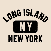 Long Island Ny Gym Style Distressed Amber Print Urban Heavy Tee | Teevron