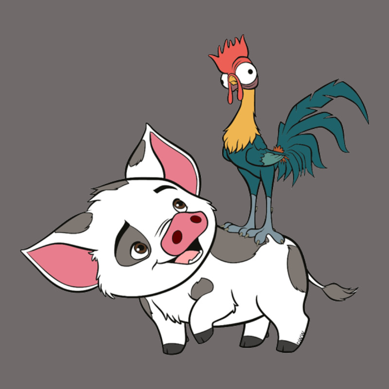 Hei Hei Rooster And Pig Funny Cartoon Urban Heavy Tee by artisFamous | Teevron