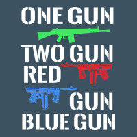 One Gun Two Gun Red Gun Blue Gun Urban Heavy Tee | Teevron