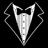 Fake Tux Tuxedo Suit Tie Urban Heavy Tee | Teevron