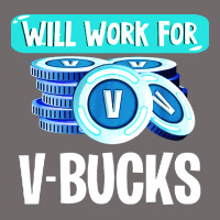 Will Work For V Bucks Youth Gamer Urban Heavy Tee | Teevron