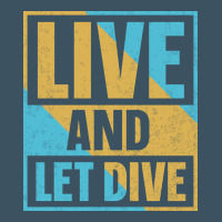 Live And Let Dive Retro Style Urban Heavy Tee | Teevron