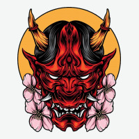 Demon Oni Mask Urban Heavy Tee | Teevron