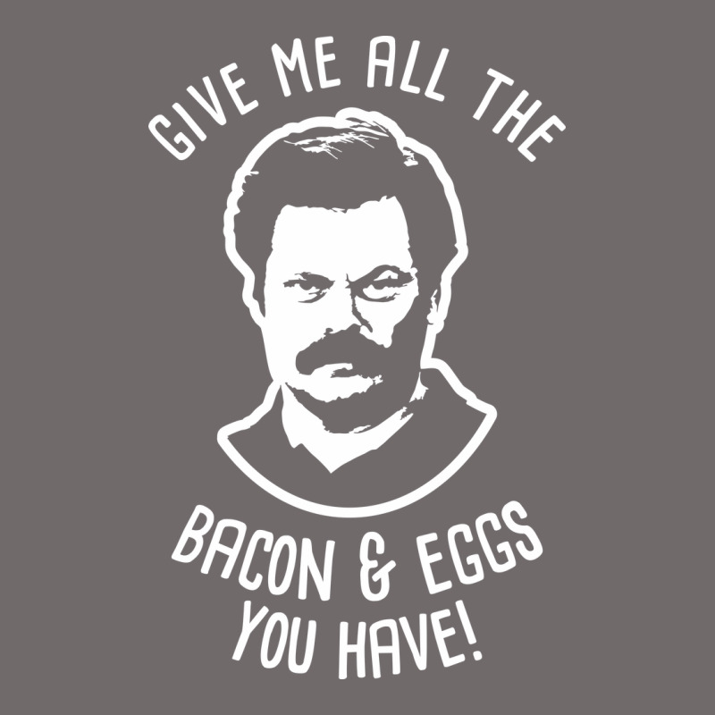 Ron Tv Show Parks Swanson - Bacon & Eggs Urban Heavy Tee by artisFamous | Teevron