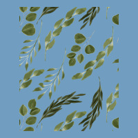 Watercolor Eucalyptus Pattern Urban Heavy Tee | Teevron