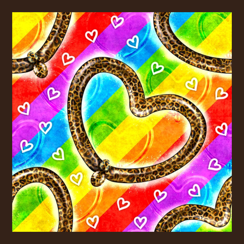 Pride Lgbtq Leopard Heart Balloons Pattern Heavy Core Tee by BundleAndBundleShop | Teevron