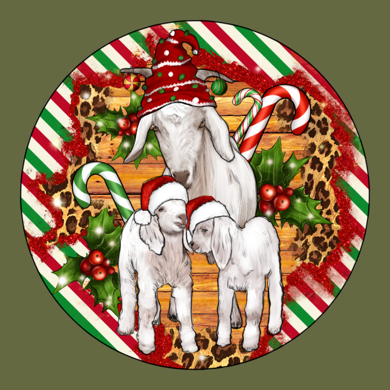 Christmas Goat Family Ornament Long Sleeve Tee by Artiststas | Teevron