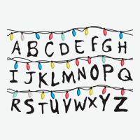 Stranger Lights Alphabet Urban Heavy Tee | Teevron