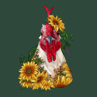 Sunflower Rooster With Leopard Zipper Hoodie | Teevron