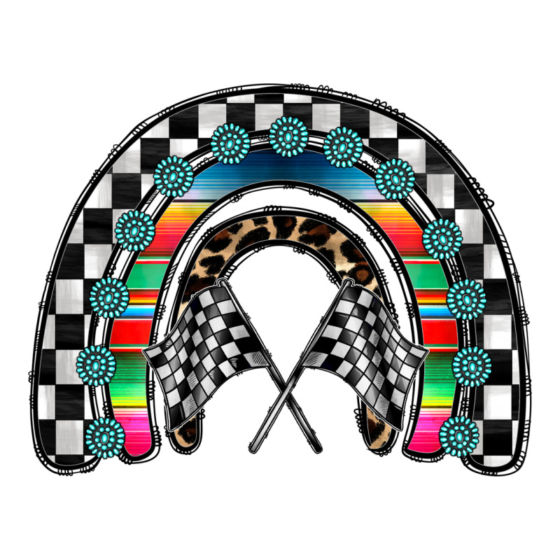 Racing Rainbow Ladies Tee by CowhideDigitalArt | Teevron