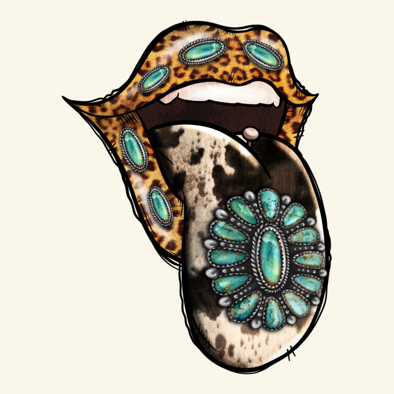 Turquoise Gemstone Leopard Cowhide Tongue Premium Hoodie by Jasminsmagicworld | Teevron