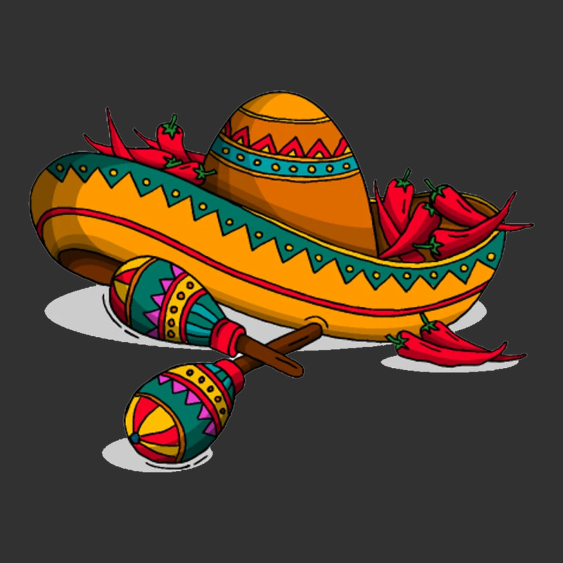 Maracas Sombrero Mexican Urban Heavy Tee by artisFamous | Teevron