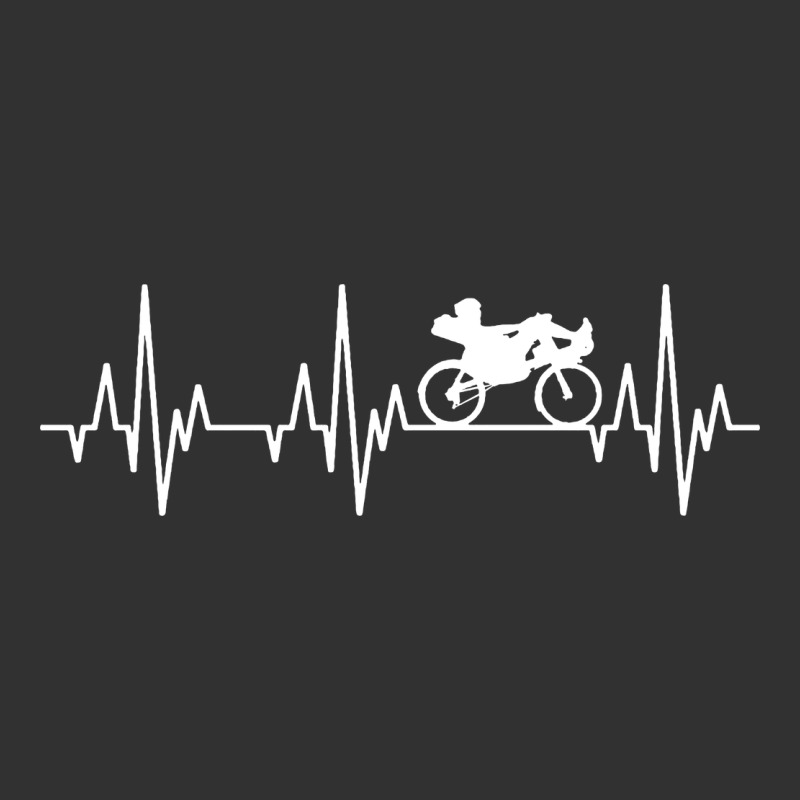 Heartbeat Recumbent Bicycle Bike Cyclist Biking Urban Heavy Tee by artisFamous | Teevron